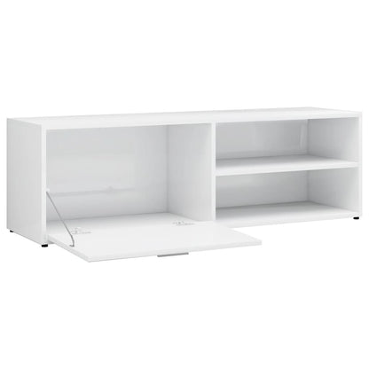 TV-Möbel Högglans Vit TV-Bänk 120x34x37 cm
