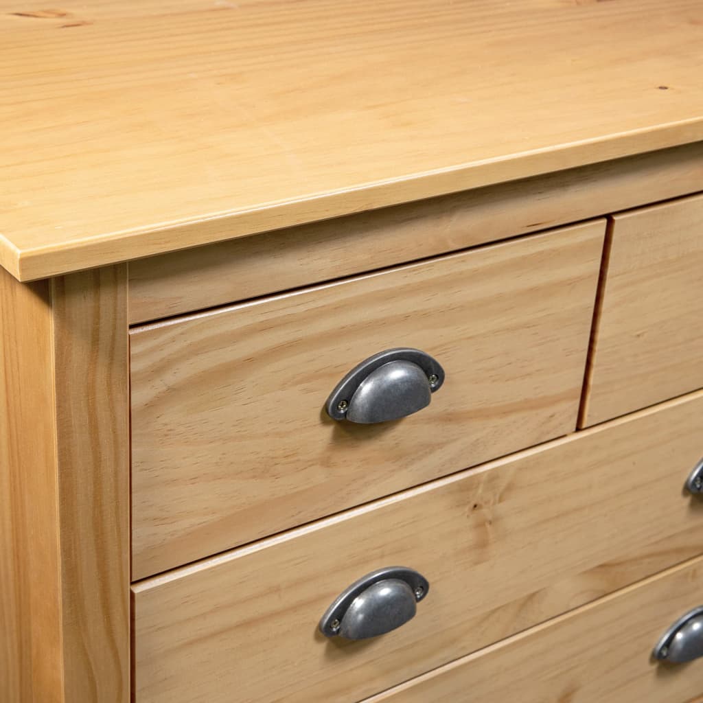 Skänk Trä Hill 79x40x80 cm massiv furu