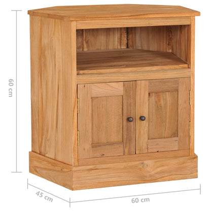 Skänk Trä Hörnskänk 60x45x60 cm massiv teak