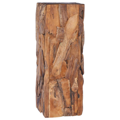 Sidobord Trä 30x30x80 cm massiv teak