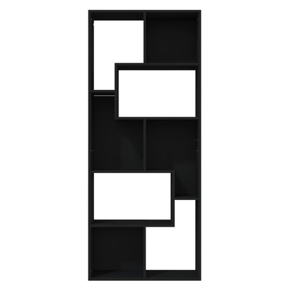 Bokhylla Svart 67x24x161 cm