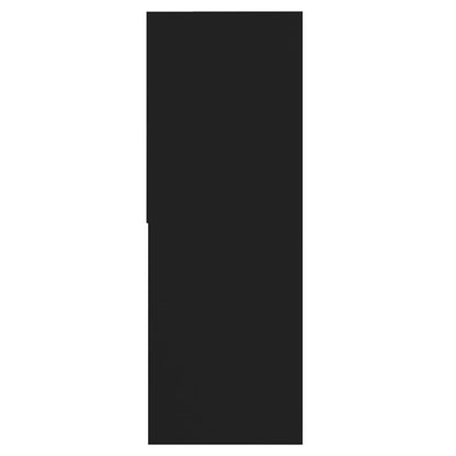 Bokhylla Svart 67x24x161 cm