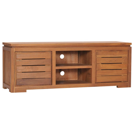 TV-Möbel Trä TV-Bänk 110x30x40 cm massiv teak