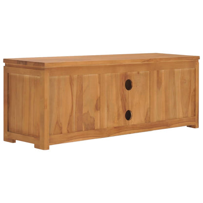 TV-Möbel Trä TV-Bänk 110x30x40 cm massiv teak