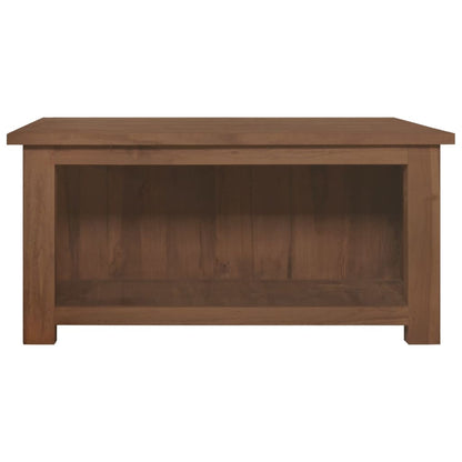 Soffbord 68x68x33 cm massiv teak