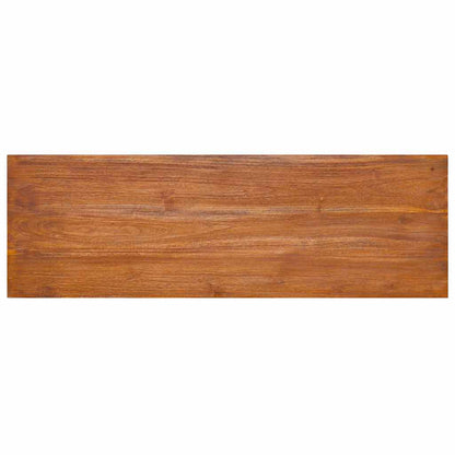 TV-Möbel Trä Väggmonterad TV-Bänk 90x30x30 cm massiv teak