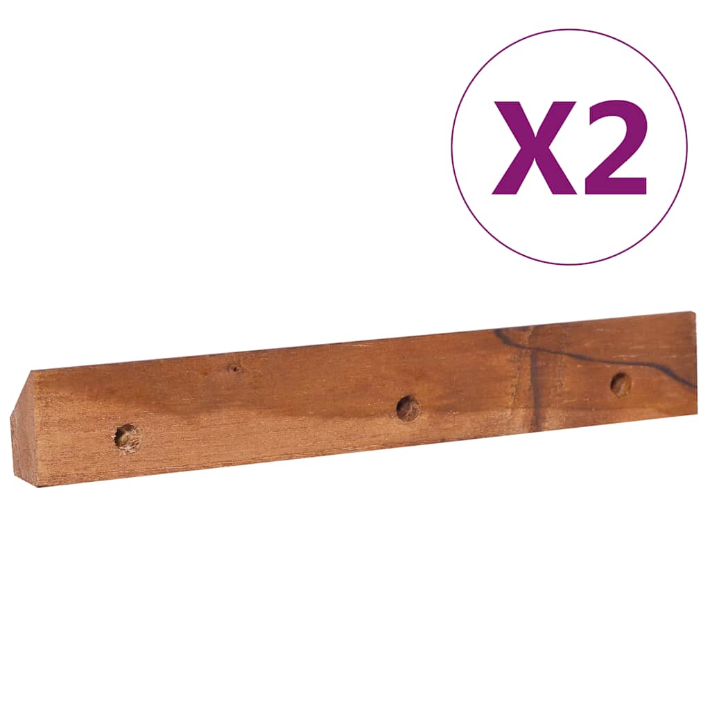 TV-Möbel Trä Väggmonterad TV-Bänk 90x30x30 cm massiv teak