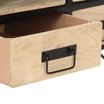 Soffbord Trä 100x50x40 cm massivt mangoträ