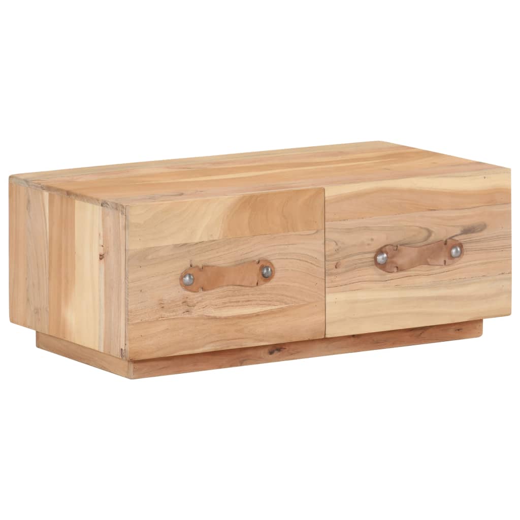 Soffbord Trä 90x50x35 cm massivt återvunnet trä