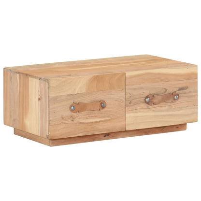 Soffbord Trä 90x50x35 cm massivt återvunnet trä