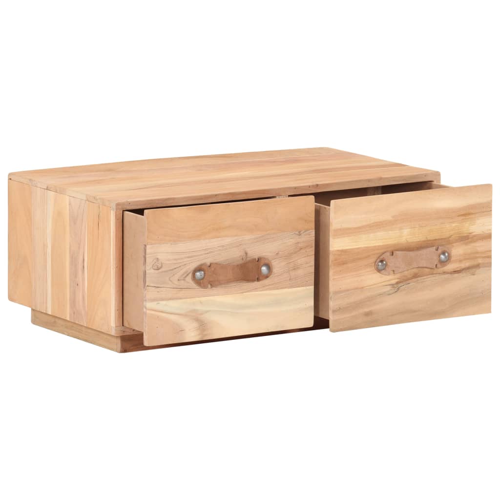 Soffbord Trä 90x50x35 cm massivt återvunnet trä