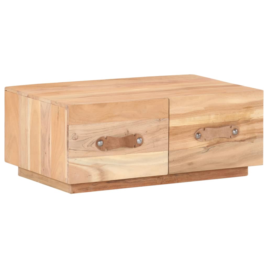 Soffbord Trä 90x50x35 cm massivt återvunnet trä