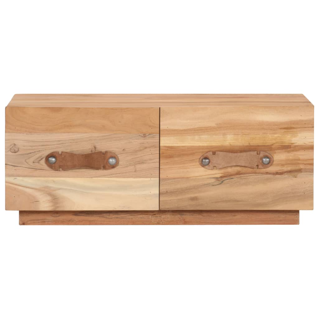 Soffbord Trä 90x50x35 cm massivt återvunnet trä