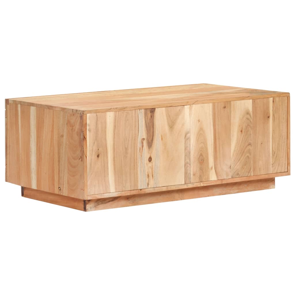 Soffbord Trä 90x50x35 cm massivt återvunnet trä