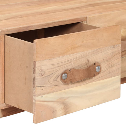 Soffbord Trä 90x50x35 cm massivt återvunnet trä