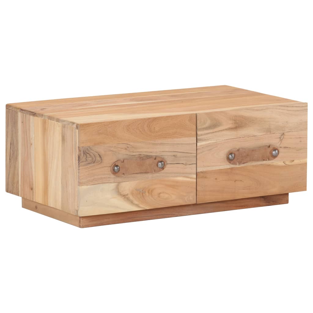 Soffbord Trä 90x50x35 cm massivt återvunnet trä