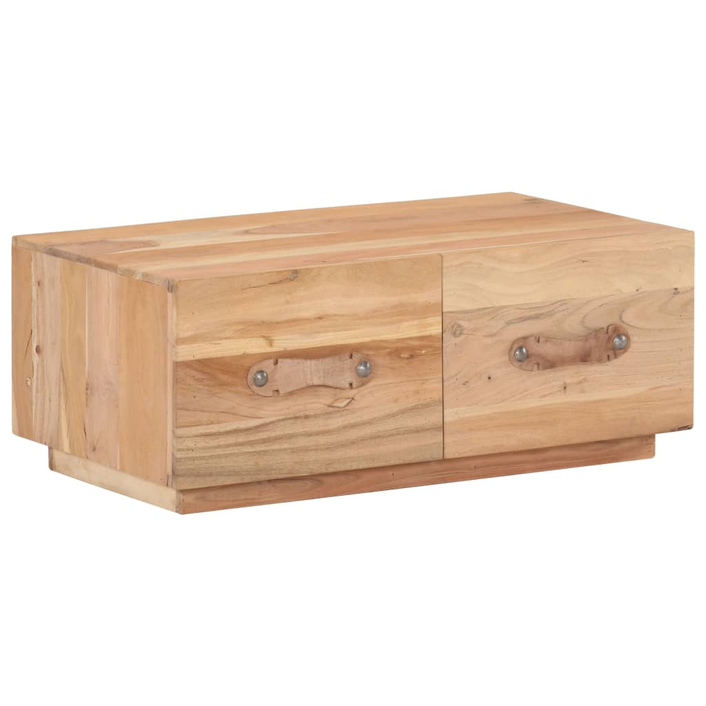 Soffbord Trä 90x50x35 cm massivt återvunnet trä