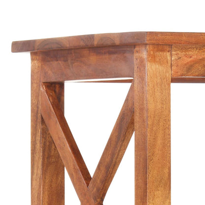 Bokhylla Trä 60x30x160 cm massivt akaciaträ honungsfinish