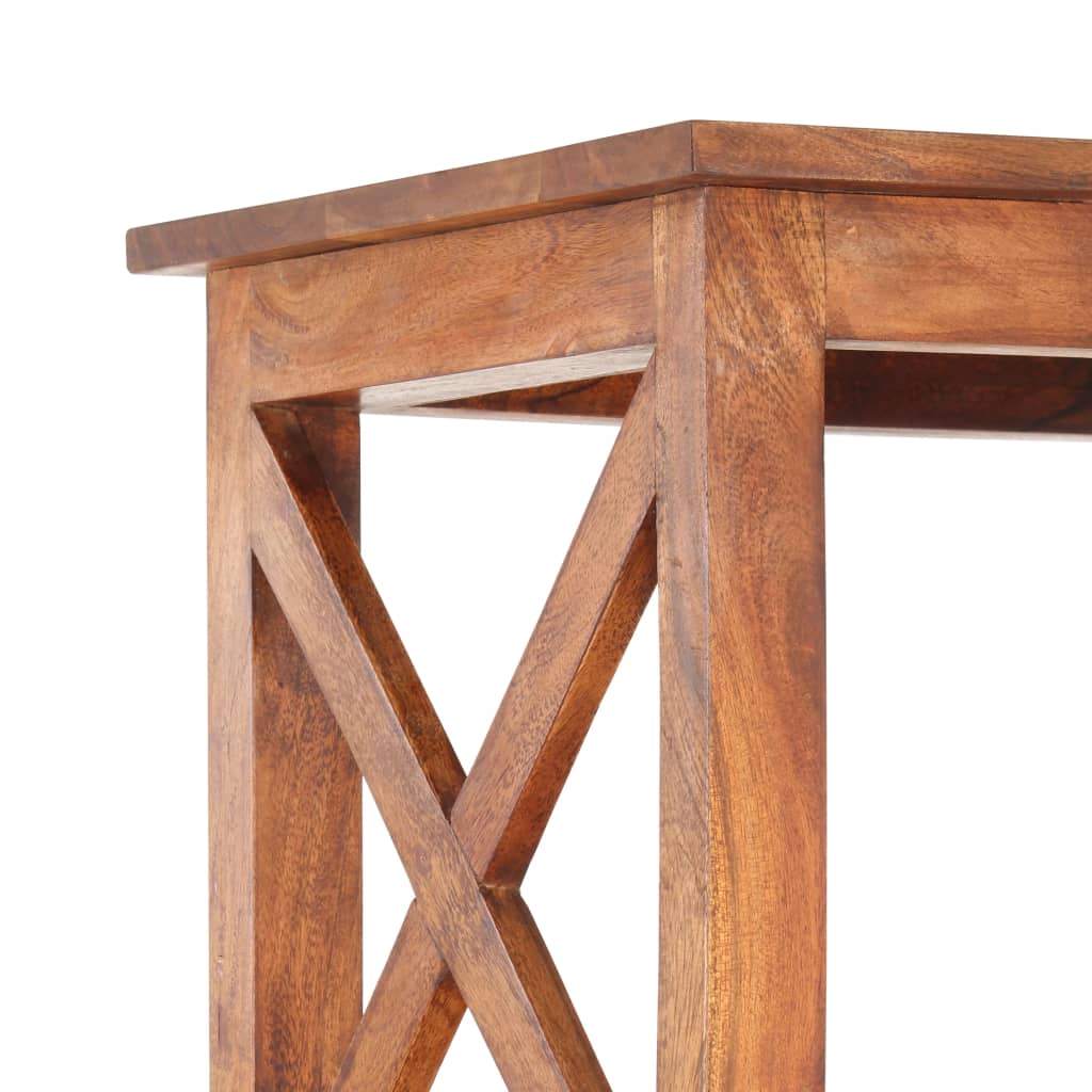 Bokhylla Trä 100x30x180 cm massivt akaciaträ honungsfinish