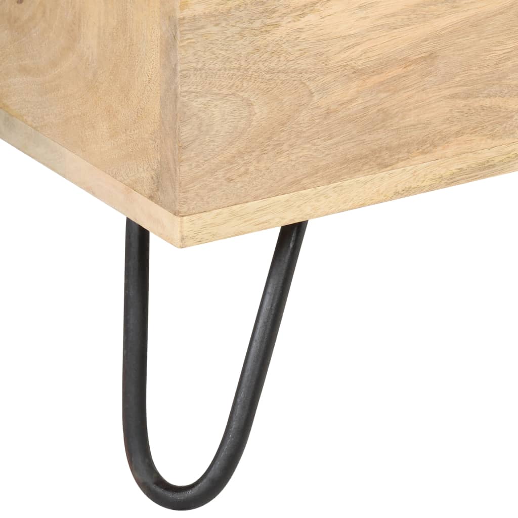 Förvaringskista 90x40x45 cm massivt mangoträ