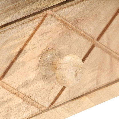 Sminkbord 100x50x76 cm massivt mangoträ