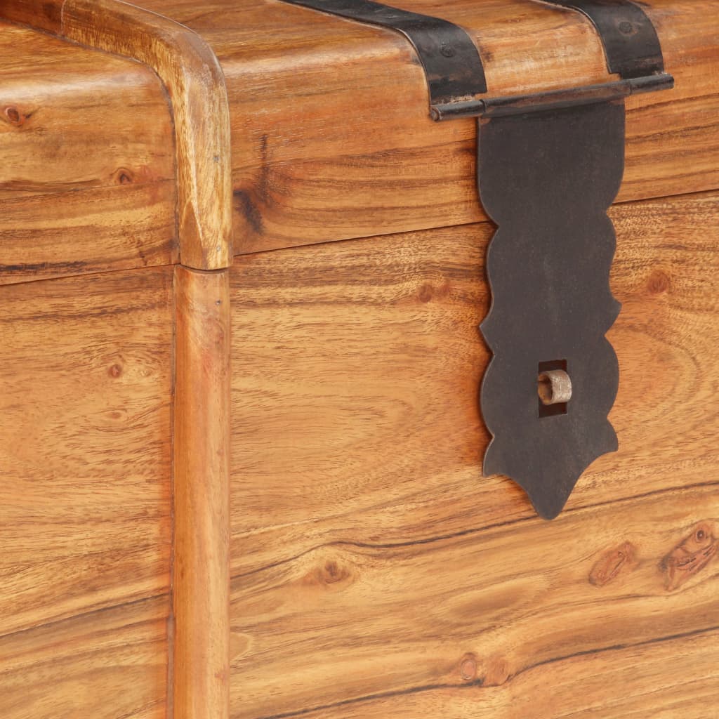 Förvaringskista 90x40x40 cm massivt akaciaträ