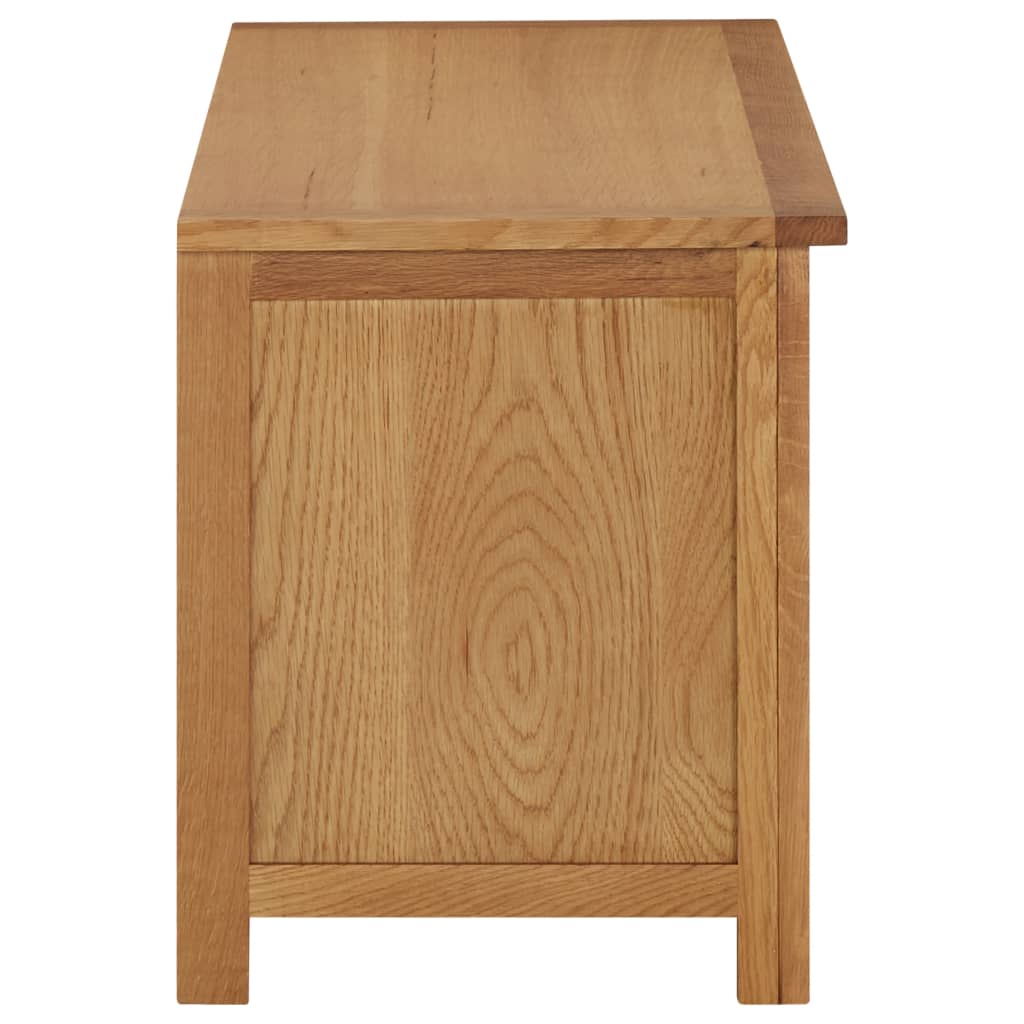 Skoställ Brun Ek Skohylla 90x37x45 cm massiv ek