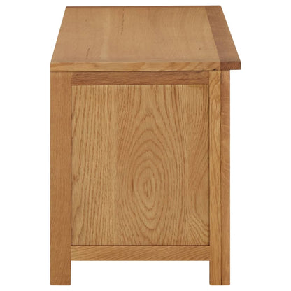 Skoställ Brun Ek Skohylla 90x37x45 cm massiv ek