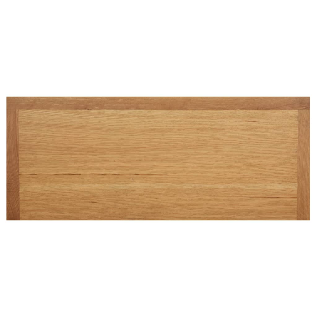 Skoställ Brun Ek Skohylla 90x37x45 cm massiv ek