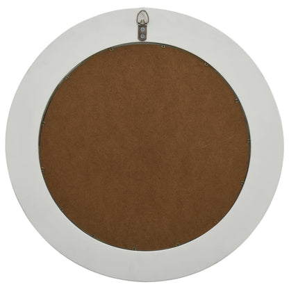 Väggspegel barockstil 50 cm vit