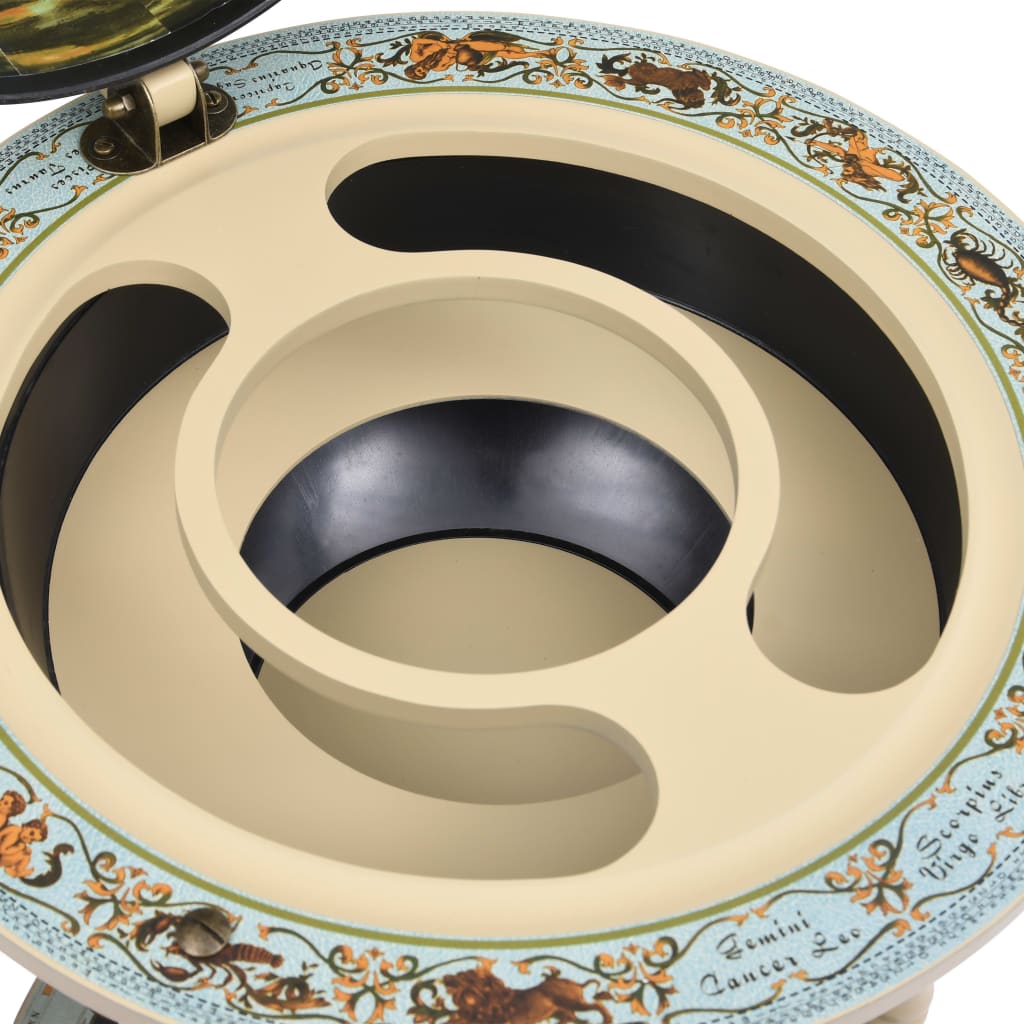 Vinställ Jordglobsbar eukalyptusträ blå