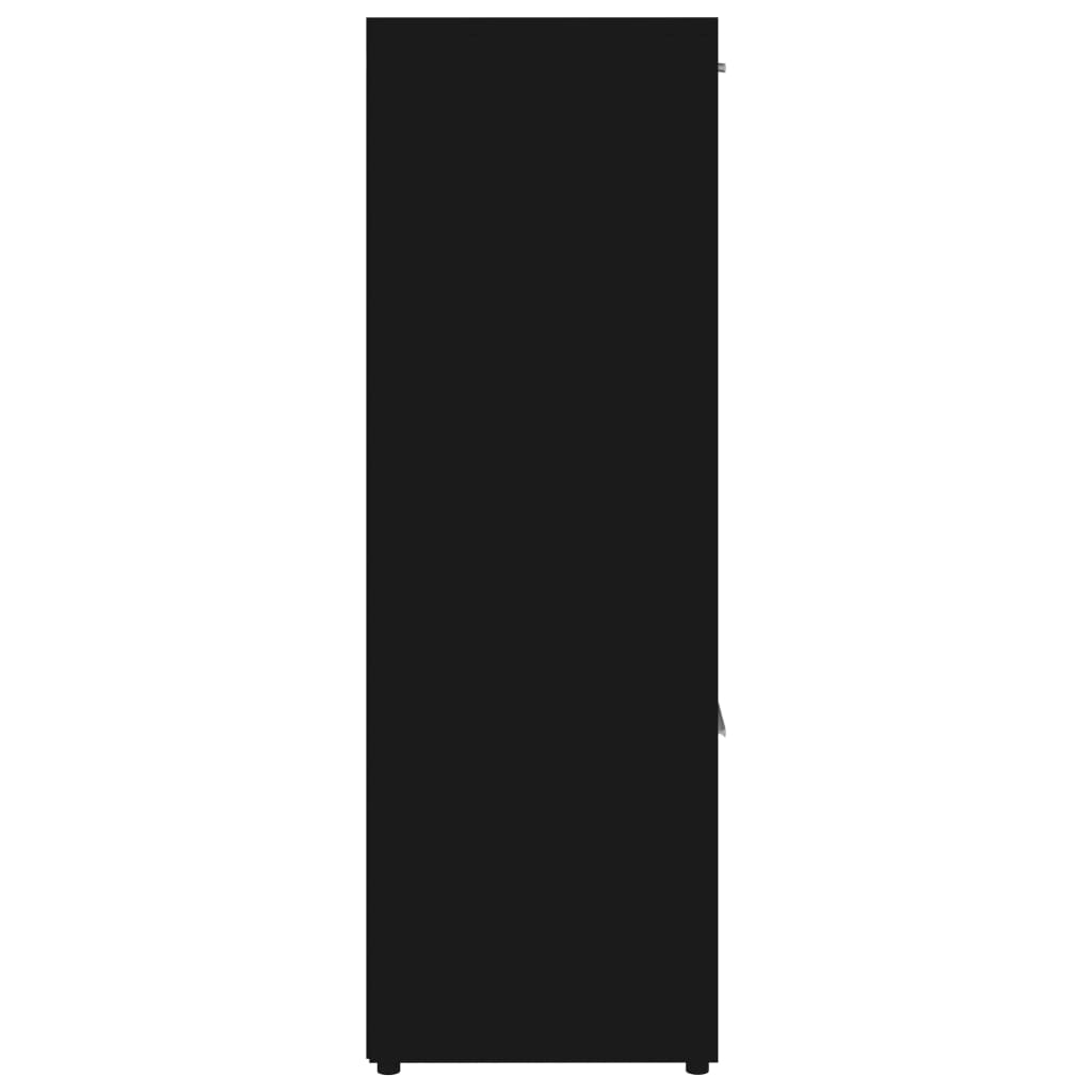 Bokhylla Svart 90x30x90 cm