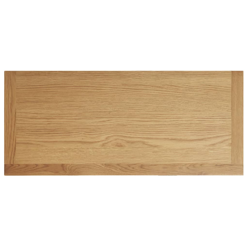 Byrå Trä 80x35x75 cm massiv ek