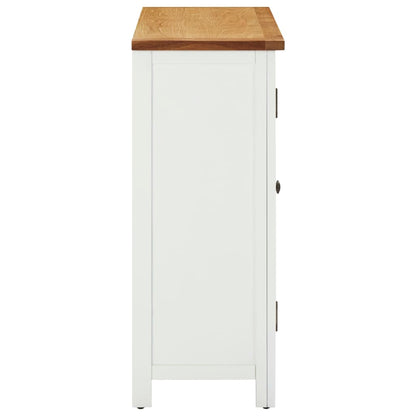 Vinställ Vinskåp 80x32x80 cm massiv ek