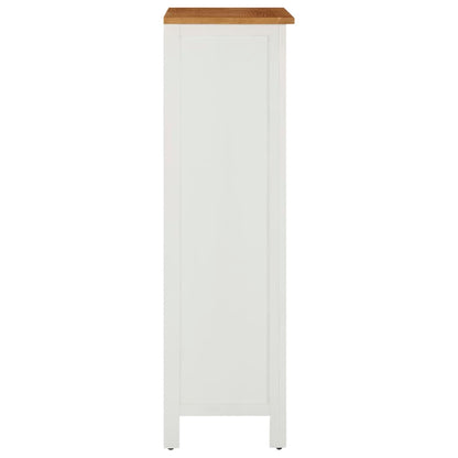 Vinställ Vinskåp 56x32x110 cm massiv ek