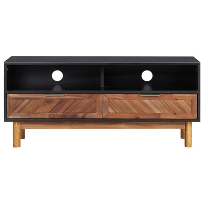 TV-Möbel Trä TV-Bänk 100x35x45 cm massivt akaciaträ och