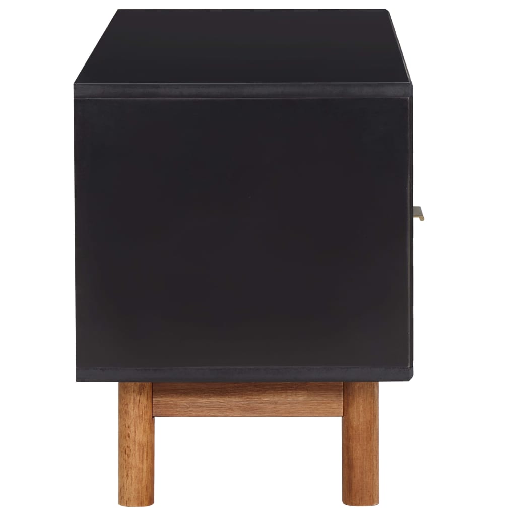 TV-Möbel Trä TV-Bänk 100x35x45 cm massivt akaciaträ och