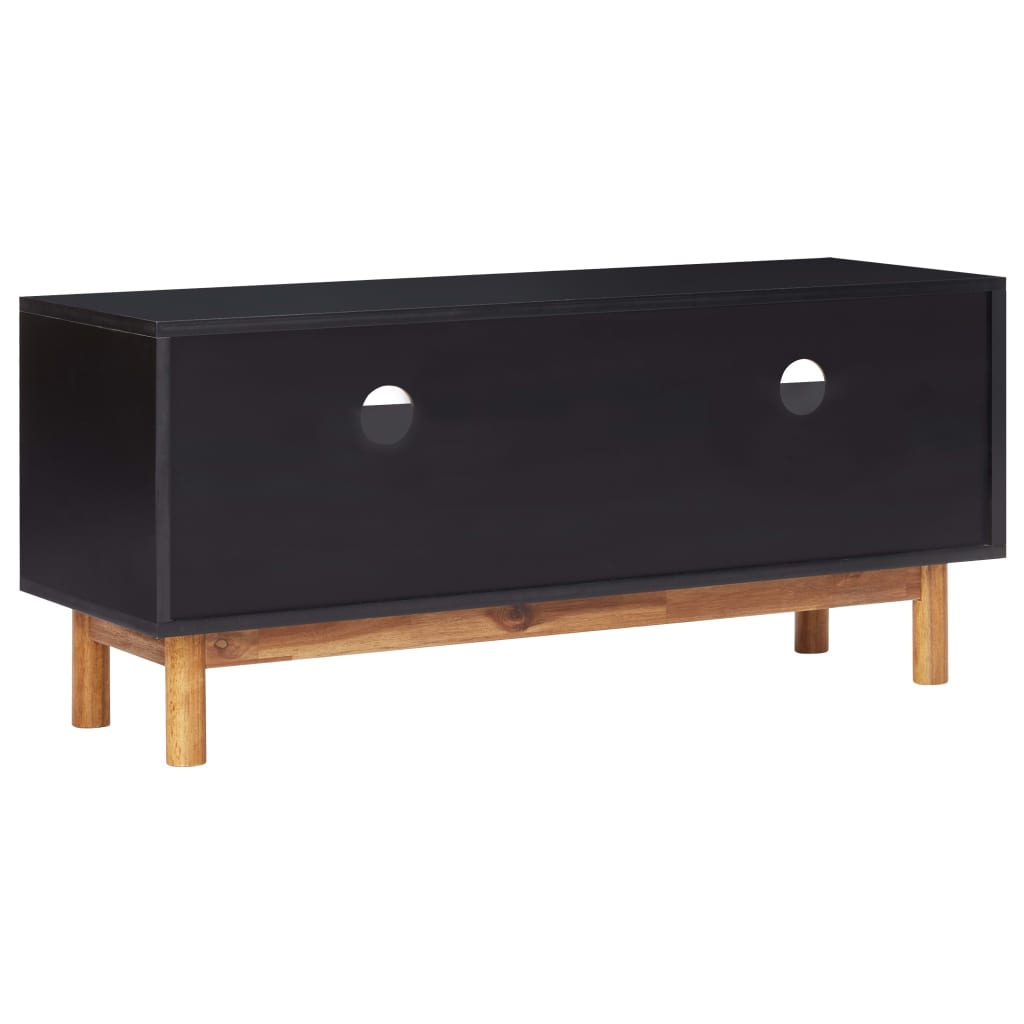TV-Möbel Trä TV-Bänk 100x35x45 cm massivt akaciaträ och