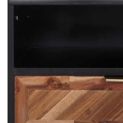TV-Möbel Trä TV-Bänk 100x35x45 cm massivt akaciaträ och