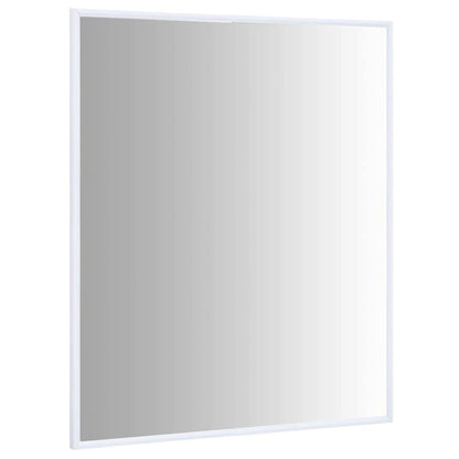 Väggspegel 80x60 cm vit