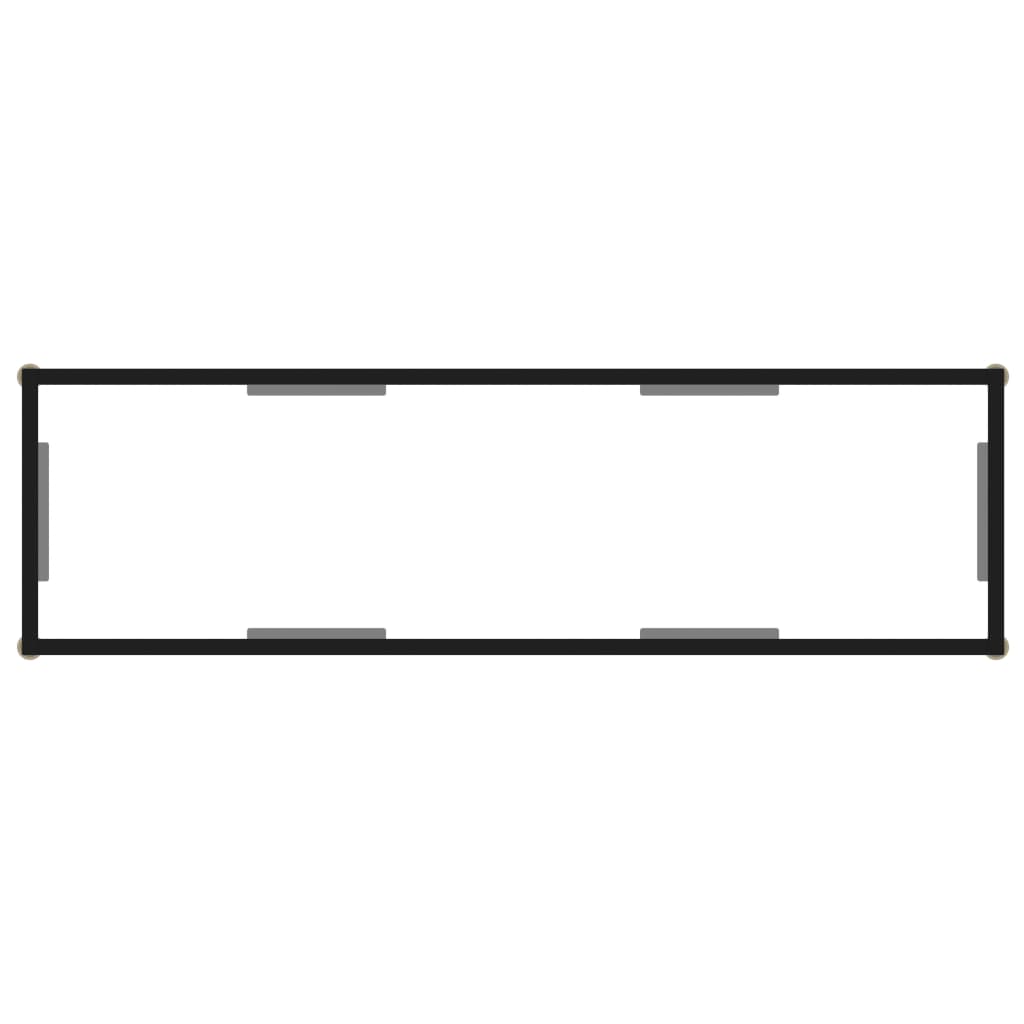 Avlastningsbord Konsollbord DIV. transparent 120x35x75 cm härdat glas