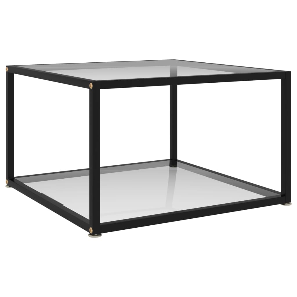 Soffbord DIV. transparent 60x60x35 cm härdat glas