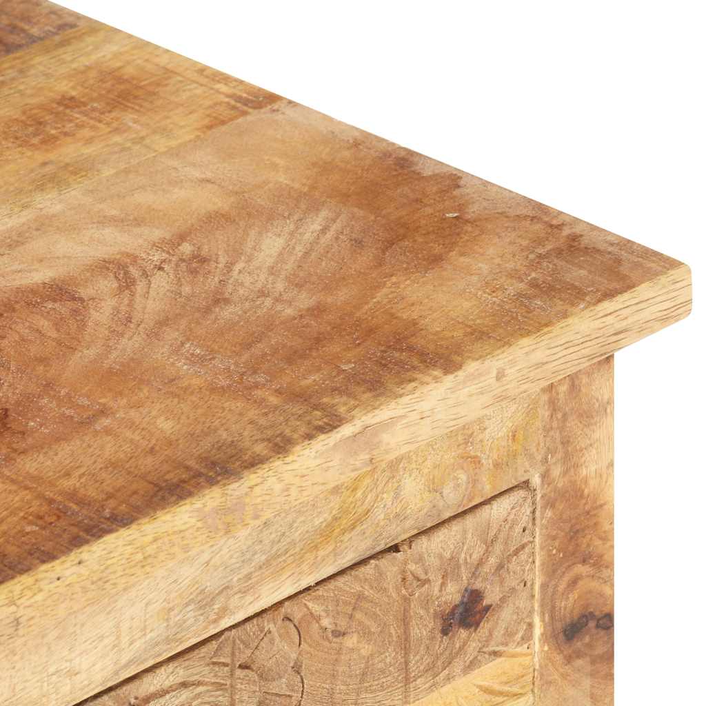 Soffbord Trä 100x55x40 cm grovt mangoträ