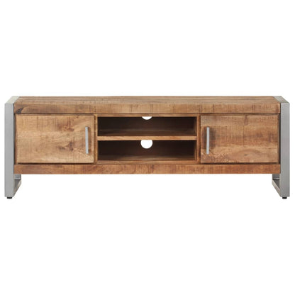TV-Möbel Trä TV-Bänk 120x30x40 cm grovt mangoträ