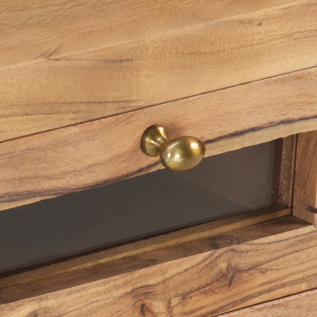 TV-Möbel Trä TV-Bänk 110x30x40 cm massiv akacia