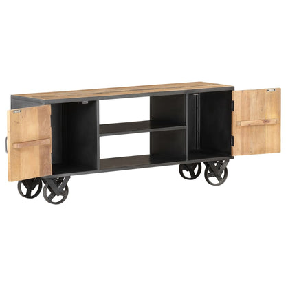 TV-Möbel Trä TV-Bänk 110x30x49 cm massivt återvunnet trä