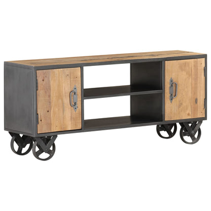 TV-Möbel Trä TV-Bänk 110x30x49 cm massivt återvunnet trä