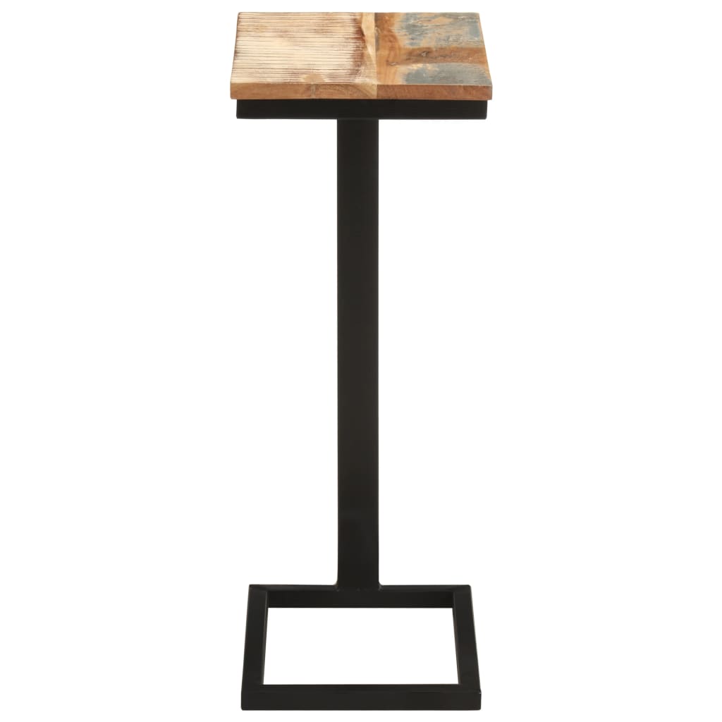 Sidobord Trä 2 st 31,5x24,5x64,5 massivt återvunnet trä