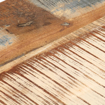 Sidobord Trä 2 st 31,5x24,5x64,5 massivt återvunnet trä