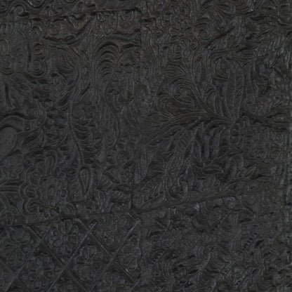TV-Möbel Svart TV-Bänk 115x30x46 cm massivt grovt mangoträ